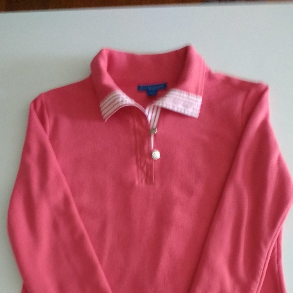 Karen Scott sport long sleeve shirt